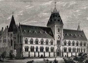 Lithograph of the University Museum