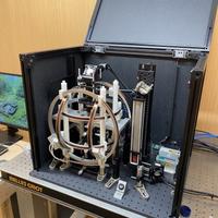 Photograph of a quantum diamond microscope (QDM)